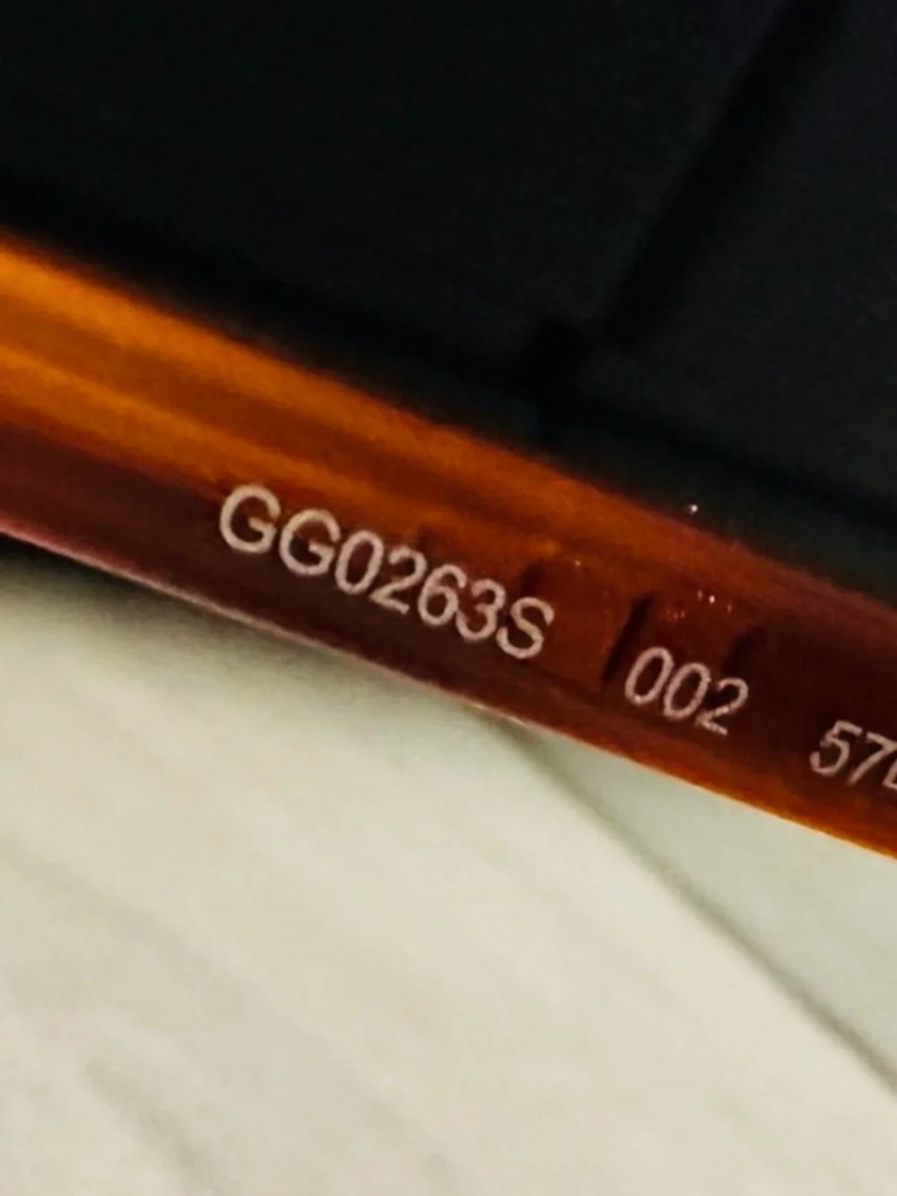 Authentic Gucci Brown Tortoiseshell Sunglasses